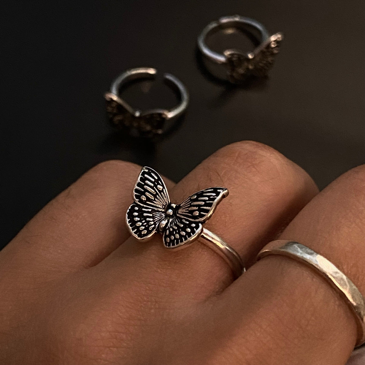 Small butterfly ring sale