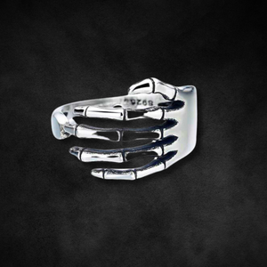 Sterling Silver Skeleton Hand Ring
