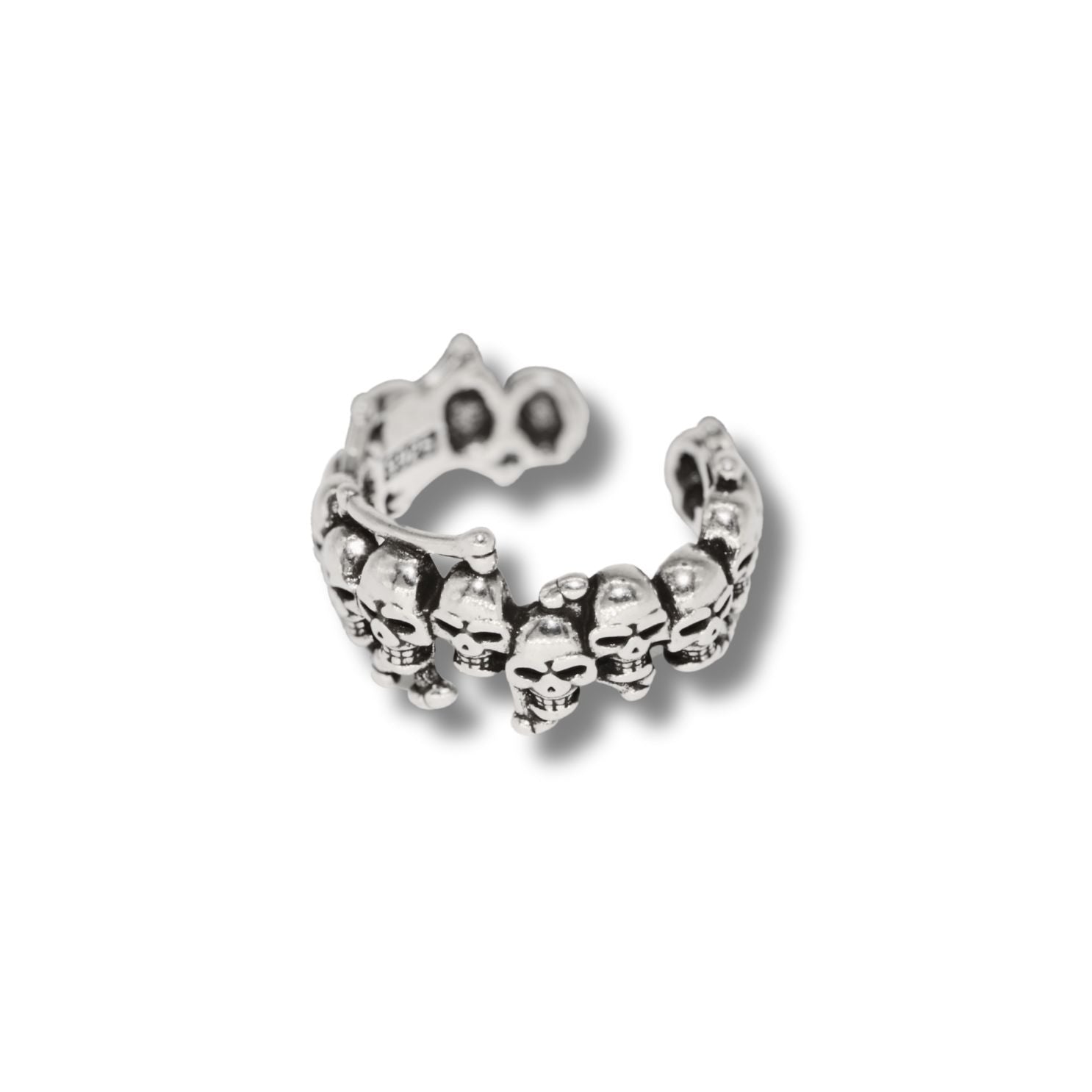 Sterling Silver Gothic Skull Ring