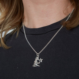 Silver Zodiac Symbol Charm Necklace