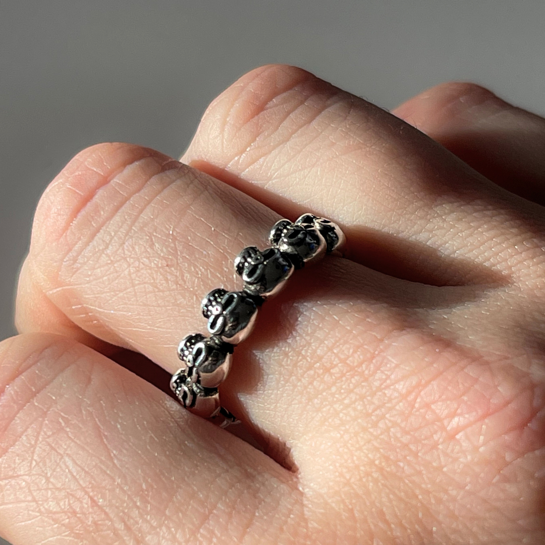 Sterling silver 2025 gothic rings