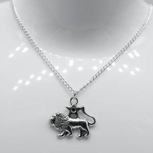 Silver Zodiac Symbol Charm Necklace