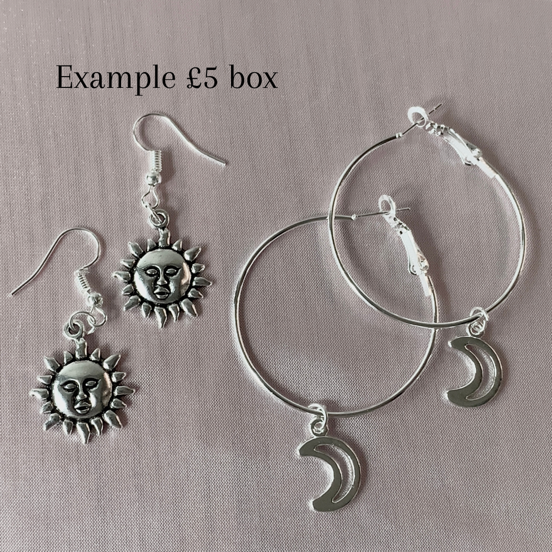 Silver Earrings Mystery Box