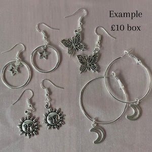 Silver Earrings Mystery Box