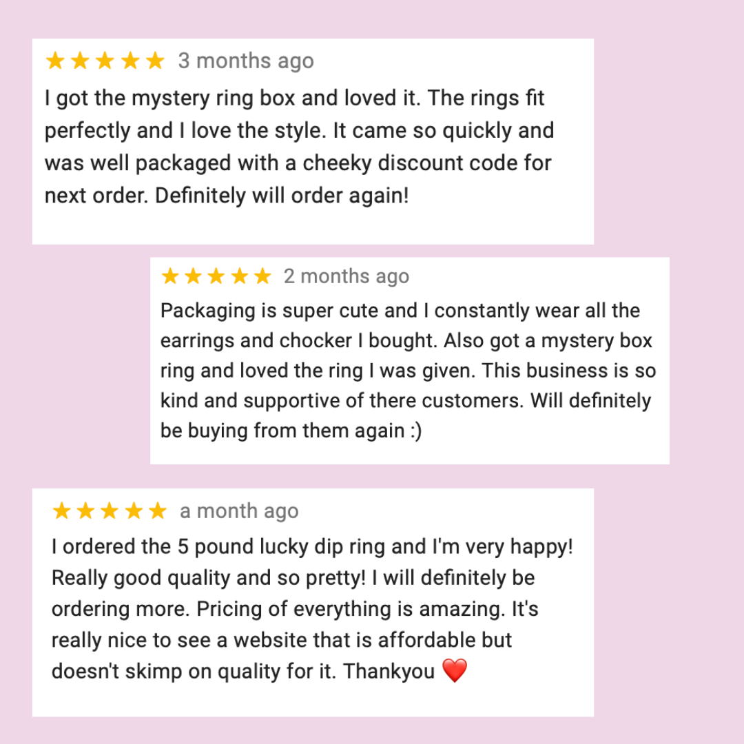 Ring Jewellery Mystery Box