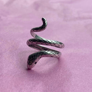 Sterling Silver Snake Ring